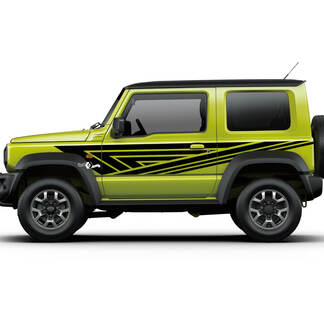 Suzuki JIMNY Gráficos laterales Adhesivo puertas Logo Lines adhesivo
