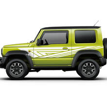 Suzuki JIMNY Gráficos laterales Adhesivo puertas Logo Lines adhesivo
 2