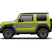 Suzuki JIMNY Gráficos laterales Adhesivo puertas Logo Lines adhesivo
 3