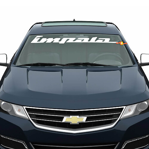 Pegatina de vinilo para parabrisas Impala para Chevrolet Impala