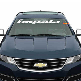 IMPALA Parabrisas Banner Vinilo Calcomanía Pegatina Chevy Chevrolet
