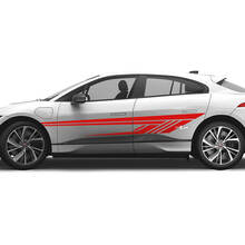 Calcomanías para Jaguar I Pace Side Modern Stripes Graphics Logo Lines pegatina
 2