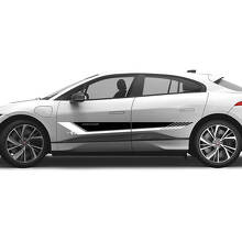 Jaguar I-Pace Rayas Laterales de Doble Color Gráficos Adhesivos para Puertas Logotipo Líneas Calcomanía
 2