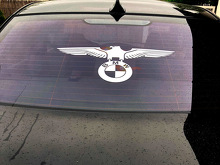 Calcomanías adhesivas de vinilo para ventana trasera de coche alemán BMW Eagle para M3 M5 M6 e36 todos
 2