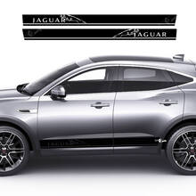 Jaguar E-Pace Panel basculante lateral Puertas Rayas Calcomanía gráfica Etiqueta adhesiva con logotipo
 3