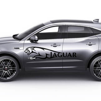 Jaguar E-Pace Logotipo lateral Puertas Jaguar Calcomanía gráfica Logotipo adhesivo
 1