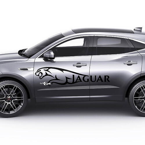 Jaguar E-Pace Logotipo lateral Puertas Jaguar Calcomanía gráfica Logotipo adhesivo
