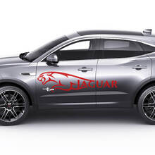 Jaguar E-Pace Logotipo lateral Puertas Jaguar Calcomanía gráfica Logotipo adhesivo
 2