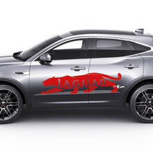 Jaguar E-Pace Logotipo lateral Puertas Jaguar Calcomanía gráfica Logotipo adhesivo 2
 2