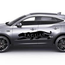 Jaguar E-Pace Logotipo lateral Puertas Jaguar Calcomanía gráfica Logotipo adhesivo 2
 3