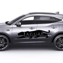 Adhesivo Gráfico de Logo Lateral para Puertas Jaguar 2 Para Jaguar E-Pace 3