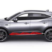 Jaguar E-Pace Side Flame Doors Calcomanía gráfica Logotipo adhesivo
 2