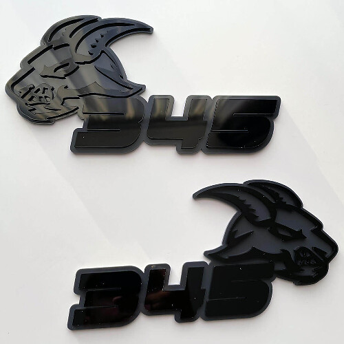 Emblema de guardabarros 3D Goat 345