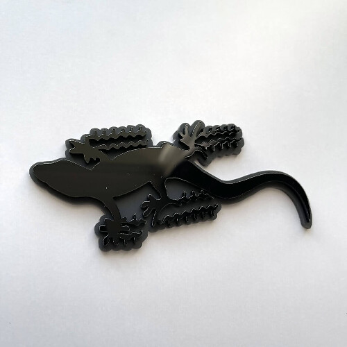 Etiqueta Gecko 3D Insignias de Guardabarros Emblema