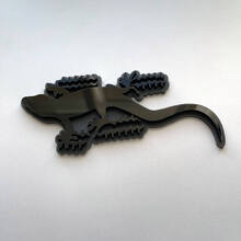 Etiqueta Gecko 3D Insignias de Guardabarros Emblema_3