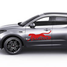 Logotipo de Jaguar Gato E-Pace Gráficos de puertas laterales Calcomanía de logotipo
 2