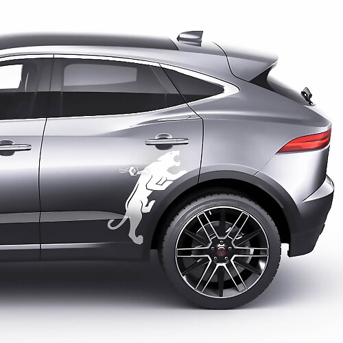 Gráficos de arco de rueda lateral trasera de Jaguar calcomanía de logotipo

