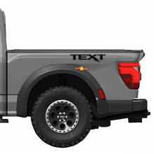 Kit de Calcomanías de Vinilo con Texto Personalizado para Musclecar truck power truck R 2