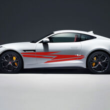 Jaguar F-Type R Side Racing Graphics Puertas calcomanía Logotipo adhesivo 2
 2