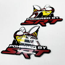 Desarrollado por SRT Scat Pack Bee Dodge Charger Challenger Insignia Insignias de guardabarros Emblema
 3