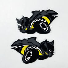 BatBee Scatpack Drag Bee Insignia 3D Insignias de guardabarros Emblema
 6