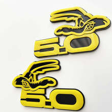 Emblemas de guardabarros COYOTE 5.0 Insignia 3D Placa 3 3