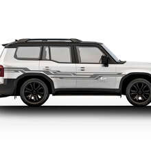 Kit de adhesivos decorativos abstractos para las puertas laterales del Toyota Land Cruiser Prado 2024_3