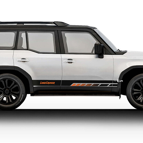 Pegatinas y Calcomanías de Vinilo de Rayas Vintage para Toyota Land Cruiser