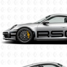 Pegatina Porsche 911 con logotipo lateral enorme
 2