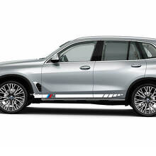 Acentos M Logo Stripes para BMW G05 Puertas laterales Vinilo Calcomanía Etiqueta
 3
