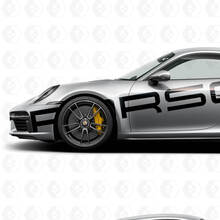 Pegatina Porsche 911 GT3RS con logotipo lateral enorme
 2