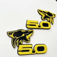 Emblemas de Guardabarros COYOTE 5.0 Insignia 3D Placa 4 5