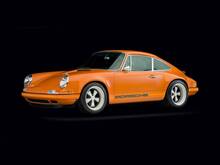 Porsche 911 Calcomanía de logotipo de franjas laterales clásicas de dos tonos estilo Singer
 6