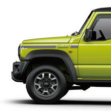 Par Suzuki JIMNY Side Fender Stripe calcomanías gráficas Lines Logo pegatina
 2