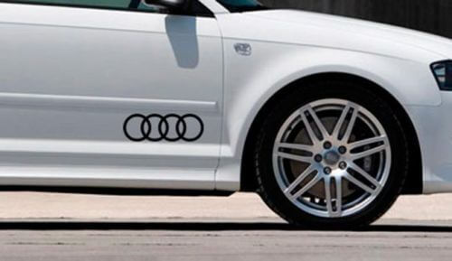 Pegatinas de logotipo Audi Tt A3 A4 A6 A8 S4 S5 Q3 Q5 Q7 S6 Rs4 Rs6 S Line#2