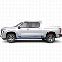 Vinilos de Rayas en Panal para Puertas y Paneles Laterales para Chevrolet Silverado 1500 Nueva Generación 2027_5
