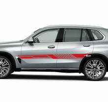 Calcomanía de vinilo con rayas laterales para puertas laterales de BMW G05
 2