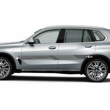 Calcomanía de vinilo con rayas laterales para puertas laterales de BMW G05
 3
