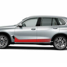 Calcomanía de vinilo con rayas laterales para puertas laterales de BMW G05
 2