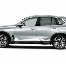 Calcomanía de vinilo con rayas laterales para puertas laterales de BMW G05
 3