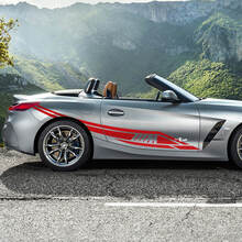Etiqueta engomada del vinilo de la puerta lateral Tribal M Logo BMW Z4
 2