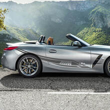 Etiqueta engomada del vinilo de la puerta lateral Tribal M Logo BMW Z4
 3