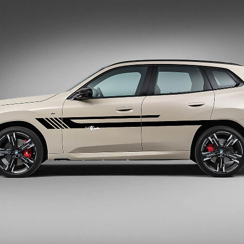 Puertas laterales rayas BMW X3 G01 F25 vinilo calcomanía pegatina
