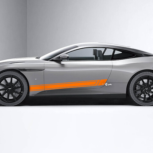 Pegatinas laterales de vinilo para puertas laterales Aston Martin DB11 u otros modelos
