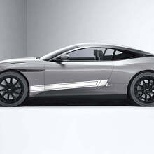 Calcomanías de Vinilo para Franja de Puertas Laterales 3 Para Aston Martin DB11 2