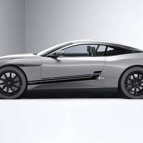 Pegatinas de Vinilo con Rayas para Puertas Laterales 4 Para Aston Martin DB11