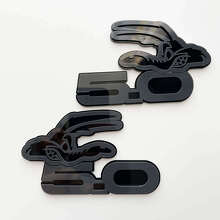 Emblema tridimensional de aleta Roadrunner Bird 5.0_5