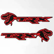 Insignia TRX 3D Emblema de insignia de guardabarros negro vs rojo 2
 2