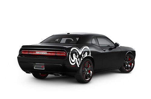 La calcomanía de vinilo lateral Dodge Ram se adapta a cualquier cargador Challenger Magnum Avenger
