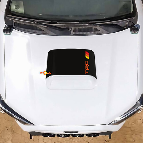 Calcomanía opaca TRD Bigfoot Hood para Toyota Tacoma 2da generación o 4Runner - Pegatina de vinilo personalizada
